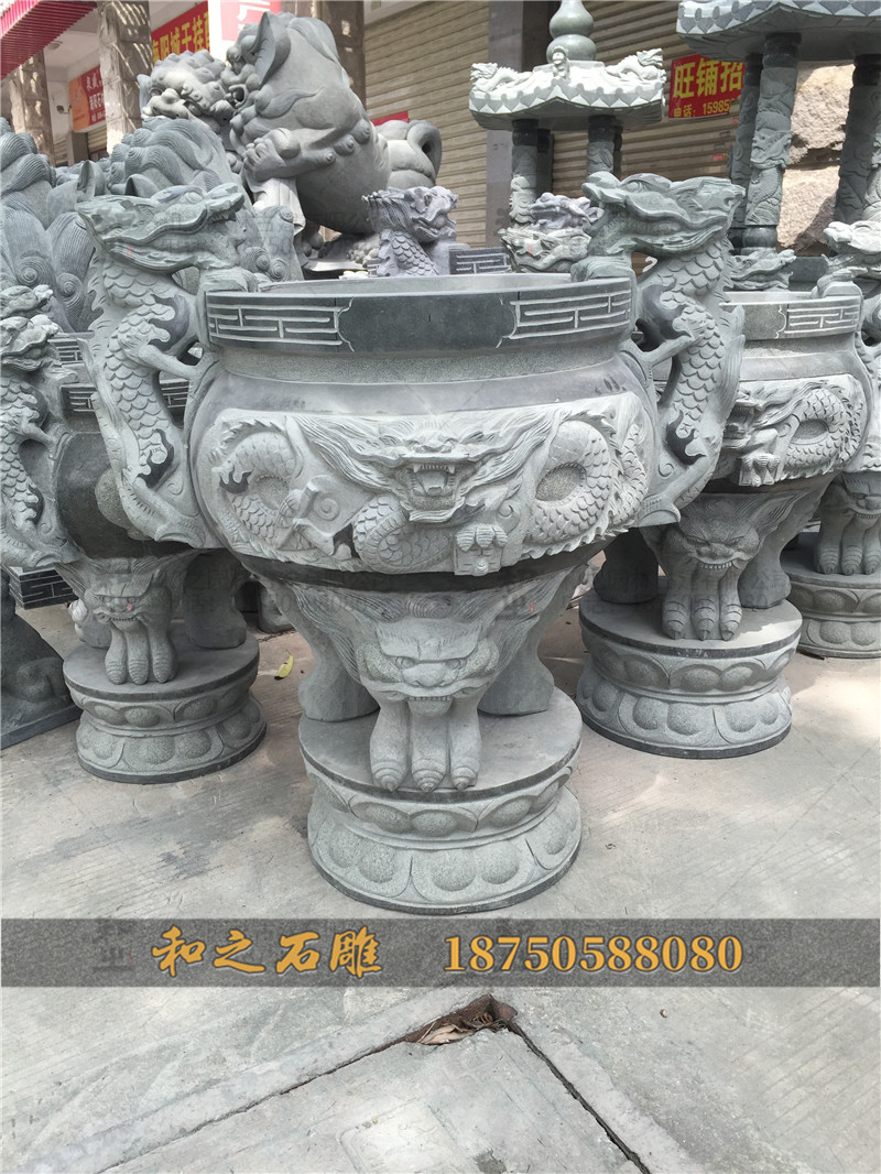 寺庙祠堂石雕香炉采用什么石材好