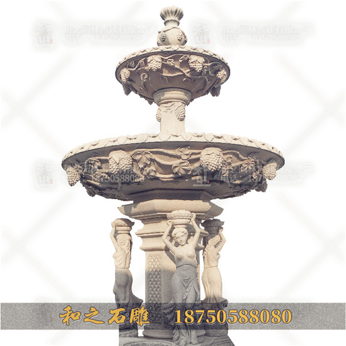 莲花水钵