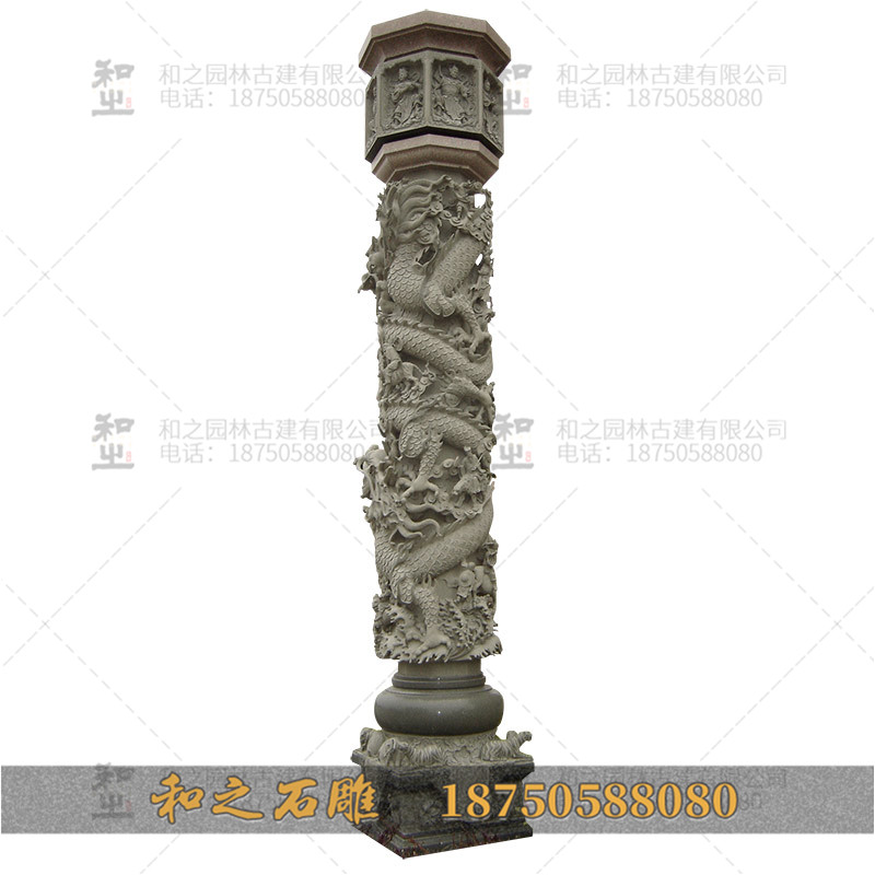 寺石雕龙柱
