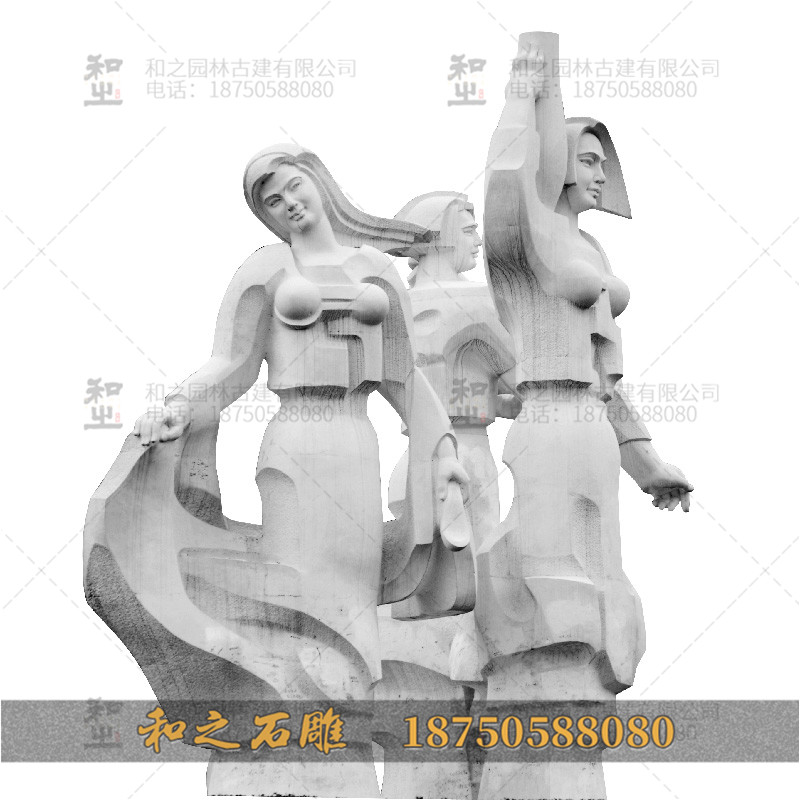 惠安人物群雕像