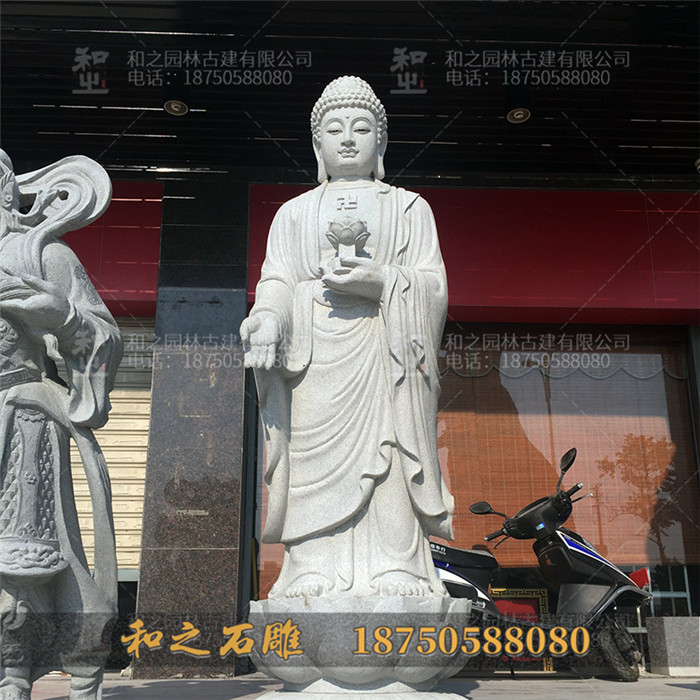 中国如来佛石雕像