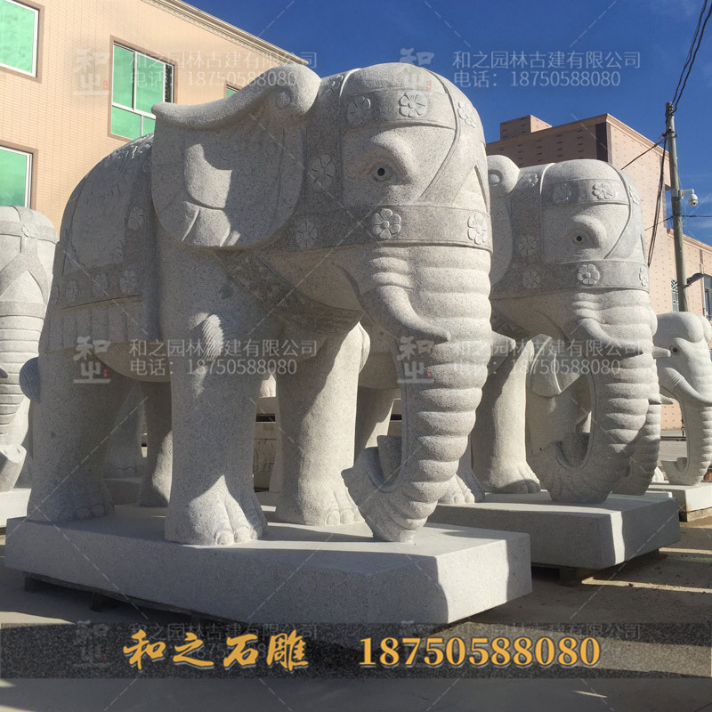 石雕大象造型寓意