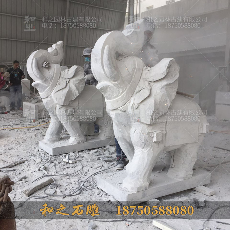 大象造型雕刻