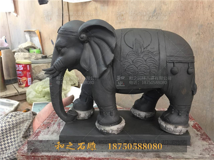 泥塑石雕大象