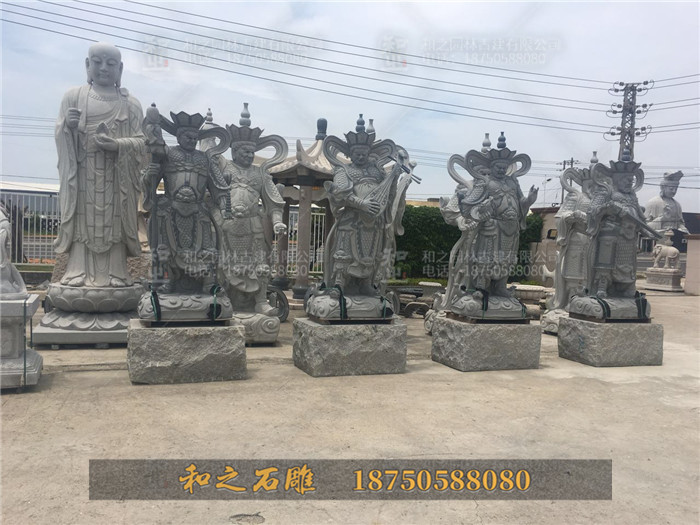 四大金刚石雕像