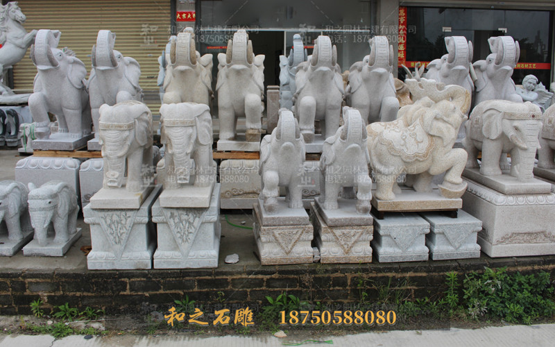 石雕大象造型