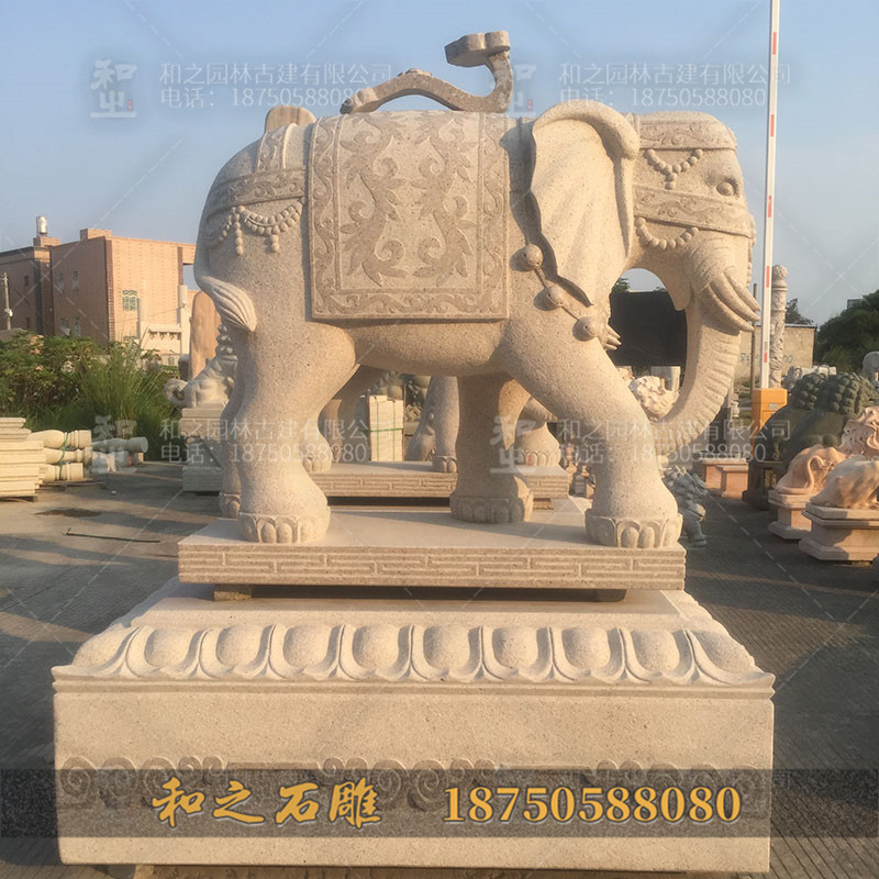 大象石雕历史