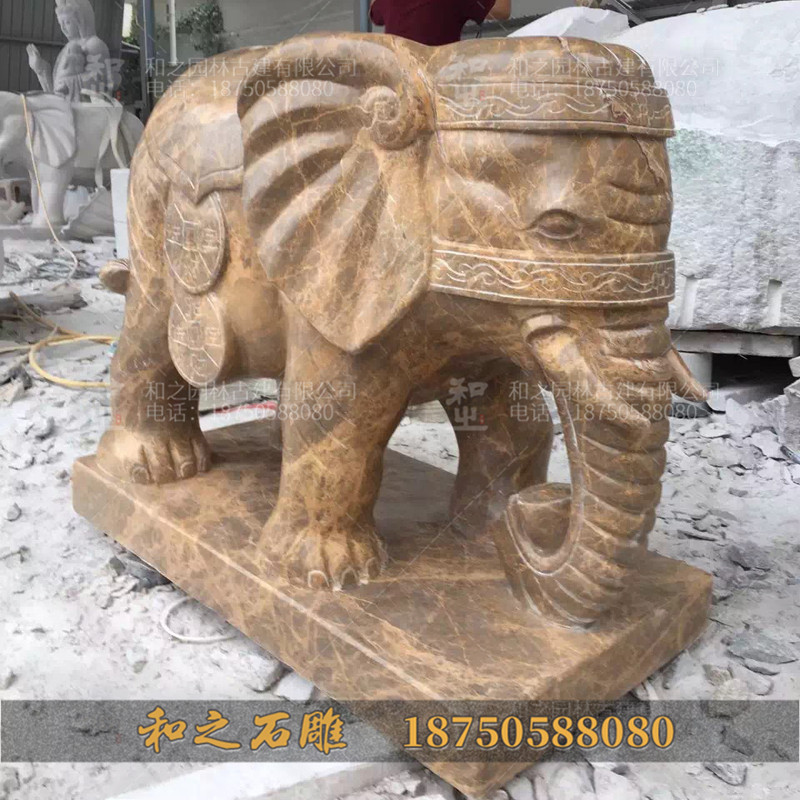 西式大象石雕