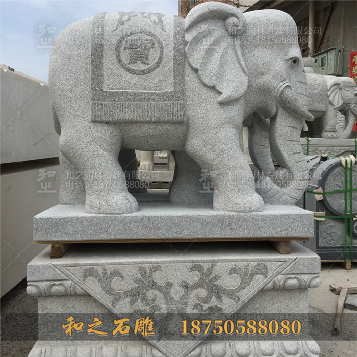 石雕大象造型