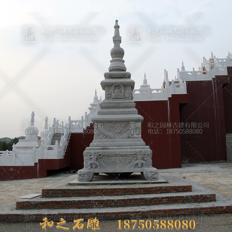 藏式石雕塔