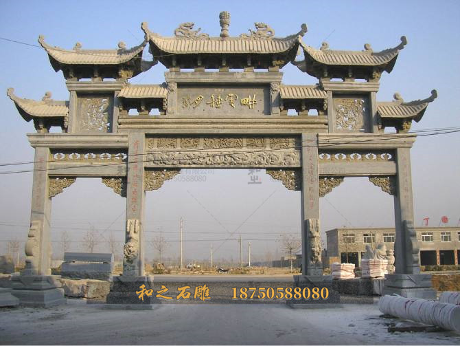 牌坊上的石雕的寓意 牌坊上的石雕的寓意