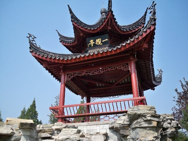 景观石亭子 景观石亭子