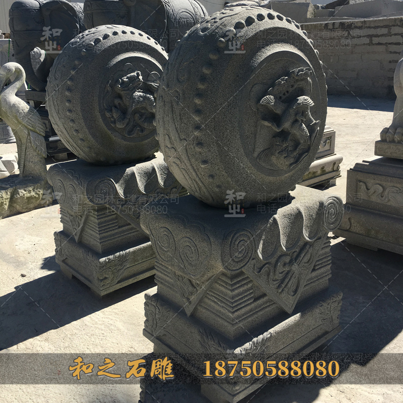 石雕门墩