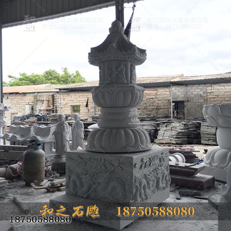 石雕菩提塔 石雕菩提塔