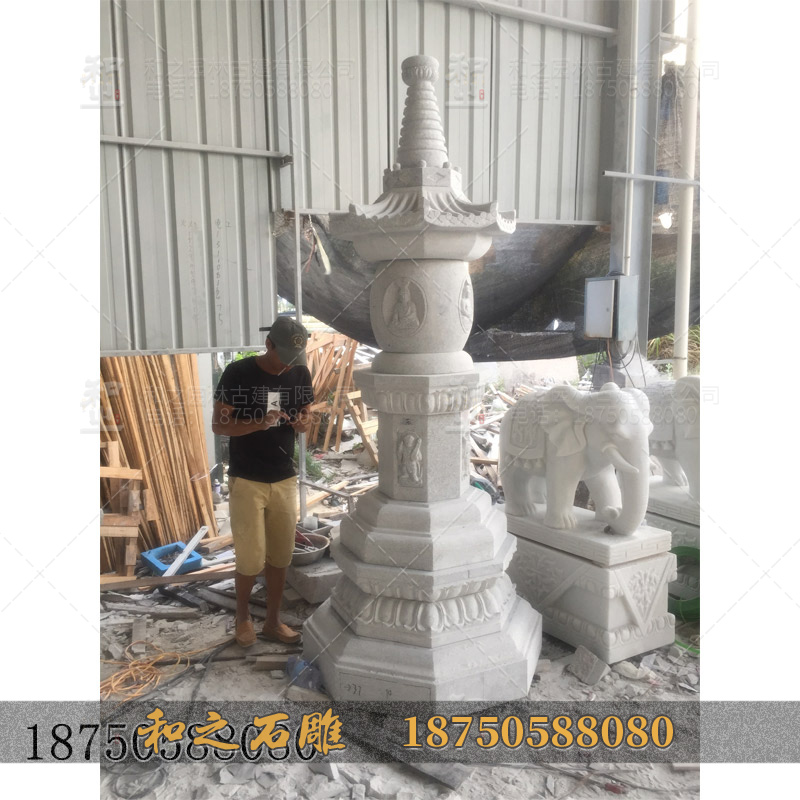 石雕万佛塔 石雕万佛塔