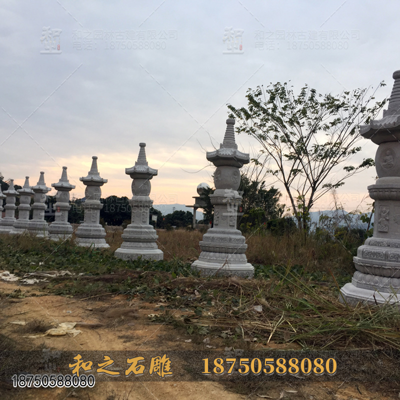 石雕舍利塔图片