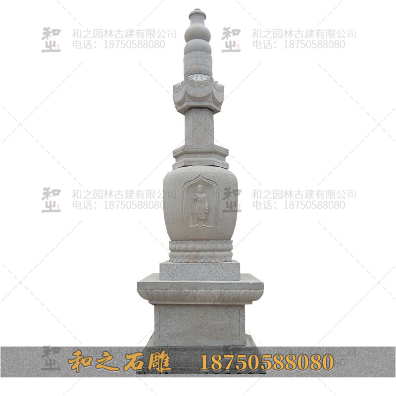 花岗岩经幢塔