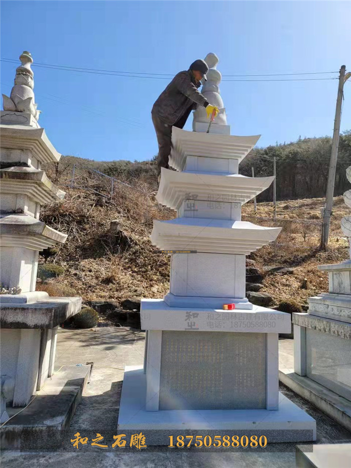 石雕佛塔安装 石雕佛塔安装