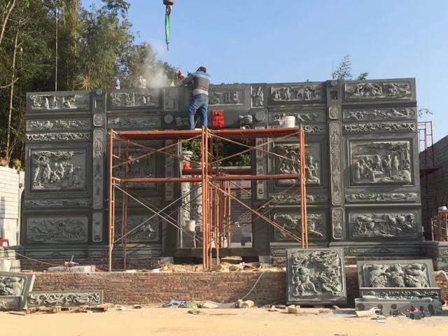 祠堂浮雕墙 祠堂浮雕墙