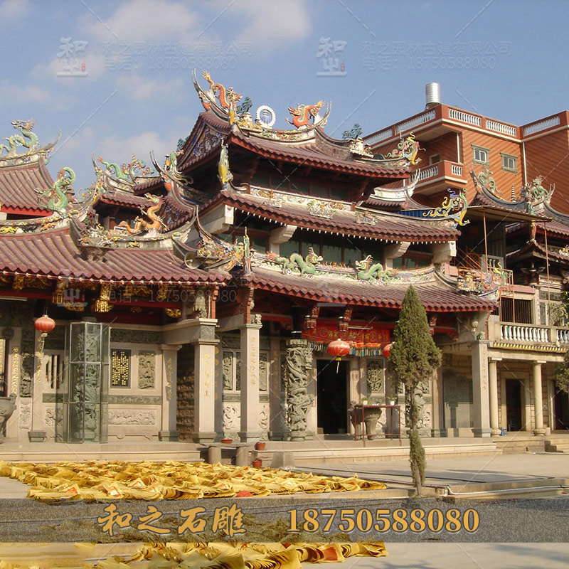 寺庙石雕龙柱 寺庙石雕龙柱