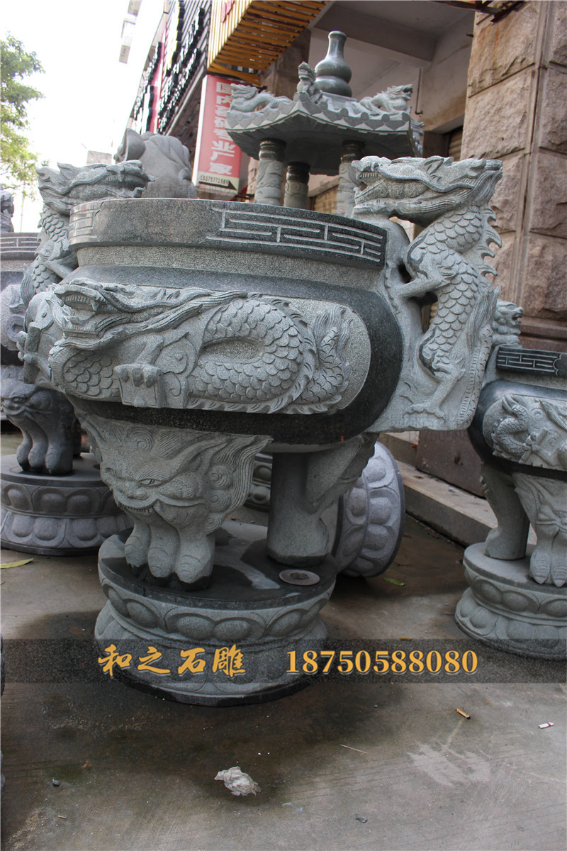 圆形香炉