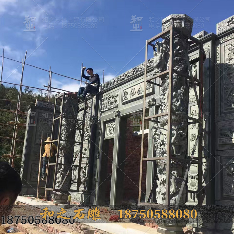 寺庙石雕浮雕 寺庙石雕浮雕